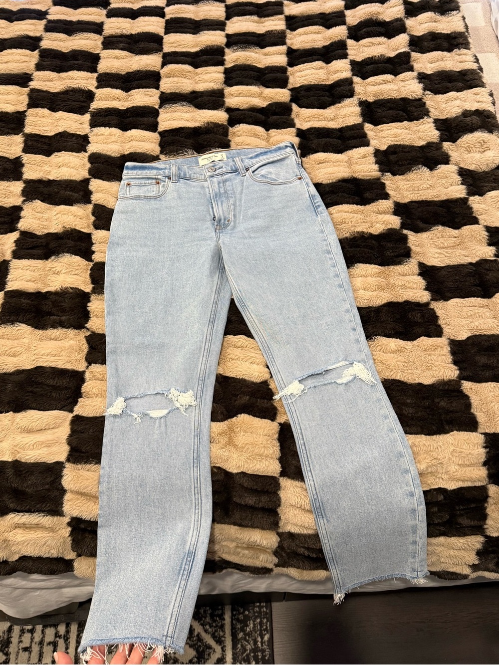 Abercrombie & Fitch the skinny high rise Jean size 27/4